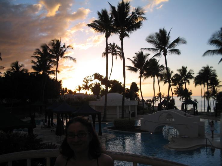 Sunset at the Kea Lani